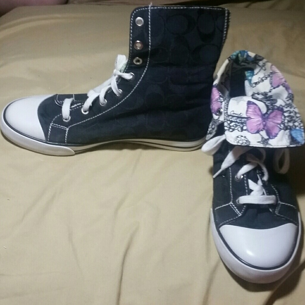 Coach High Top Bonney sneakers sz 7b